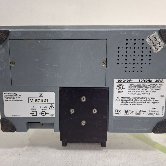 Smiths Medical Medfusion 3500 Version 5 Syringe Infusion Pump