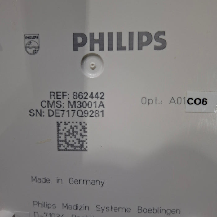 Philips M3001A-A01C06 Fast SpO2, NIBP, ECG, Temp, IBP MMS Module