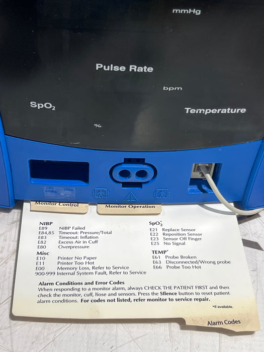 GE Healthcare Dinamap ProCare 420 Vital Signs Monitor