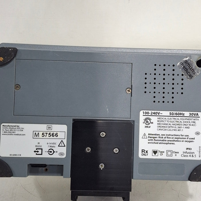 Smiths Medical Medfusion 3500 Version 5 Syringe Infusion Pump