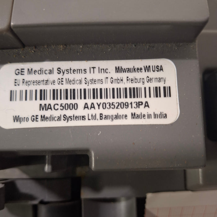 GE Healthcare MAC 5000 ECG with CAM Module
