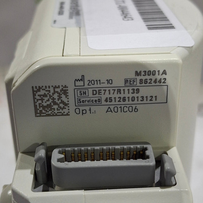 Philips M3001A-A01C06 Fast SpO2, NIBP, ECG, Temp, IBP MMS Module