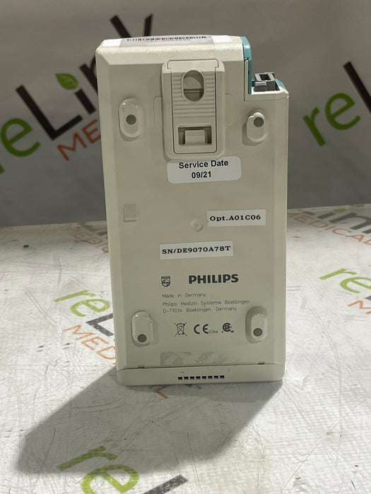 Philips M3001A-A01C06 Fast SpO2, NIBP, ECG, Temp, IBP MMS Module