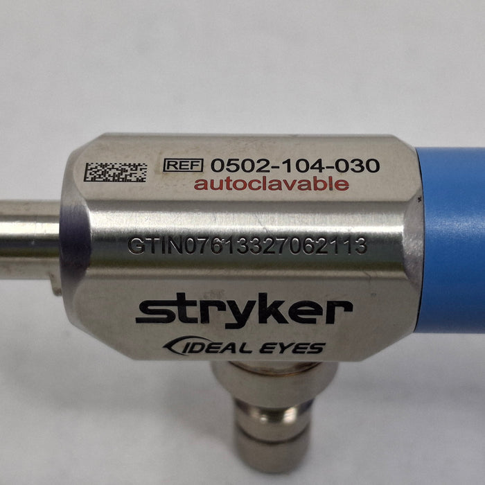 Stryker 502-104-030 4mm 30° Ideal Eyes Arthroscope