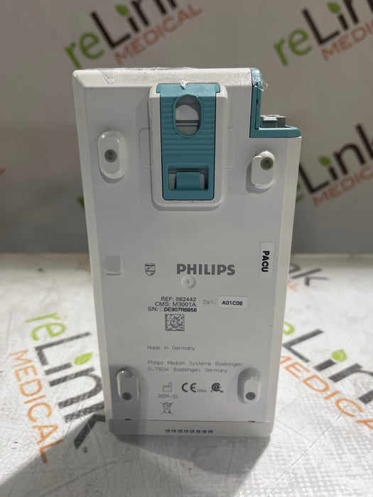 Philips M3001A-A01C06 Fast SpO2, NIBP, ECG, Temp, IBP MMS Module