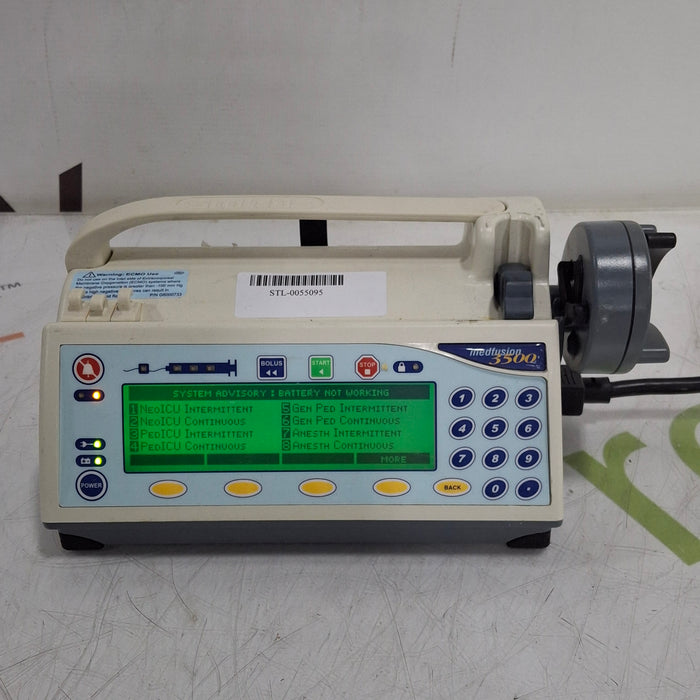 Smiths Medical Medfusion 3500 Version 5 Syringe Infusion Pump