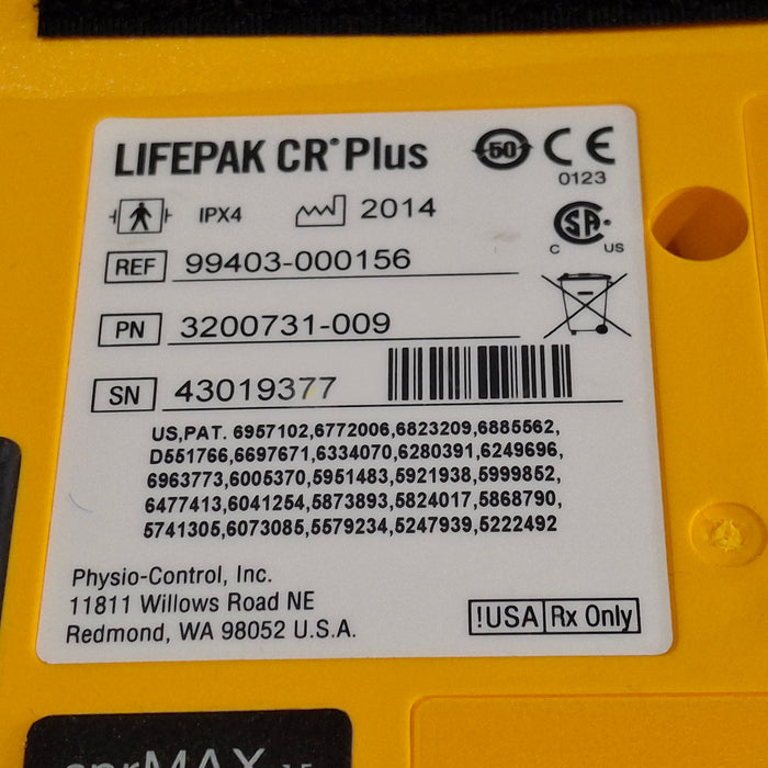 Medtronic LifePak CR Plus Defibrillator