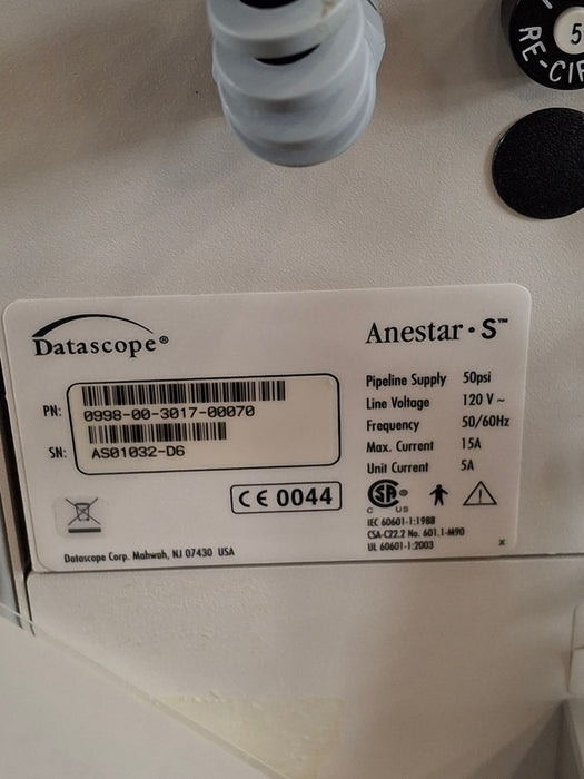 Datascope Anestar Anesthesia Machine