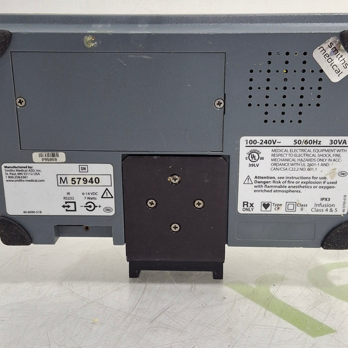 Smiths Medical Medfusion 3500 Version 5 Syringe Infusion Pump