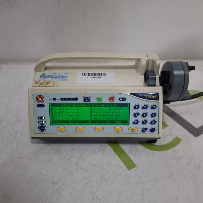 Smiths Medical Medfusion 3500 Version 5 Syringe Infusion Pump