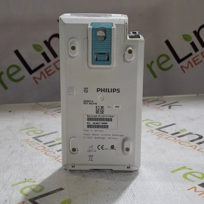 Philips M3001A-A02 OxiMax SpO2, NIBP, ECG MMS Module
