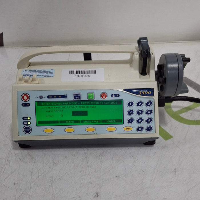 Smiths Medical Medfusion 3500 Version 5 Syringe Infusion Pump