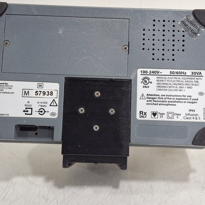 Smiths Medical Medfusion 3500 Version 5 Syringe Infusion Pump