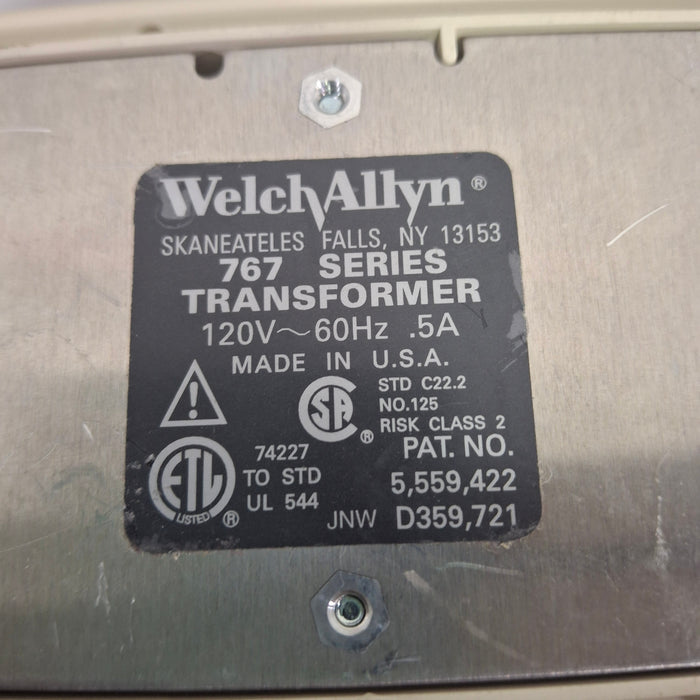 Welch Allyn 767 Otoscope/Ophthalmoscope Wall Tranformer