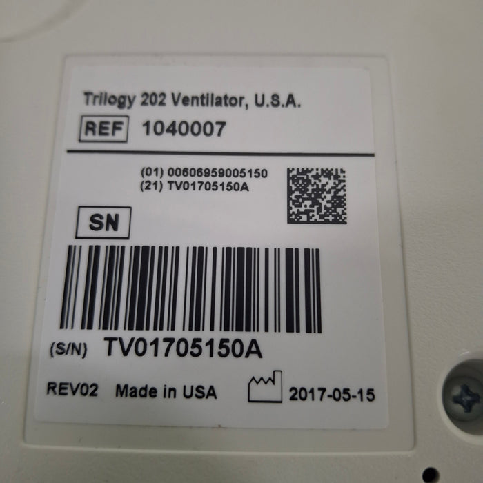 Respironics Trilogy 202 Ventilator