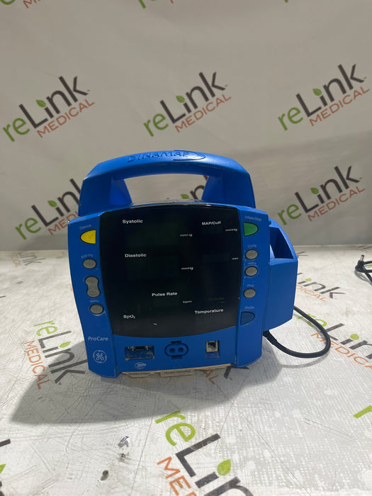 GE Healthcare Dinamap ProCare 420 Vital Signs Monitor