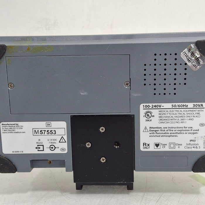 Smiths Medical Medfusion 3500 Version 5 Syringe Infusion Pump