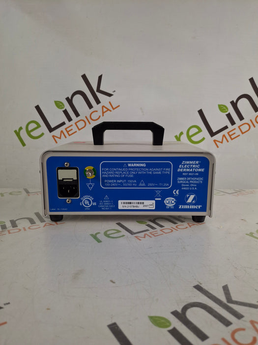 Zimmer 8821-06 Electric Dermatome Power Unit