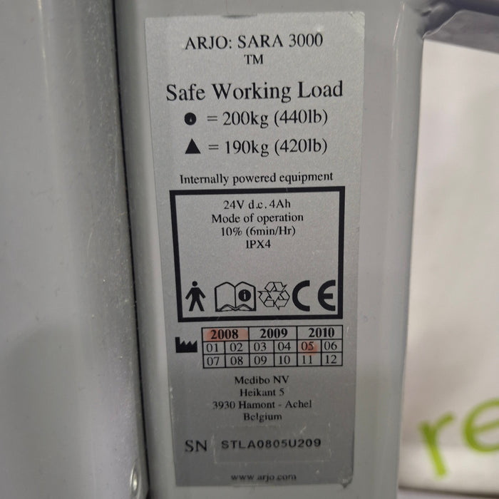 Arjo Sara 3000 Patient Lift