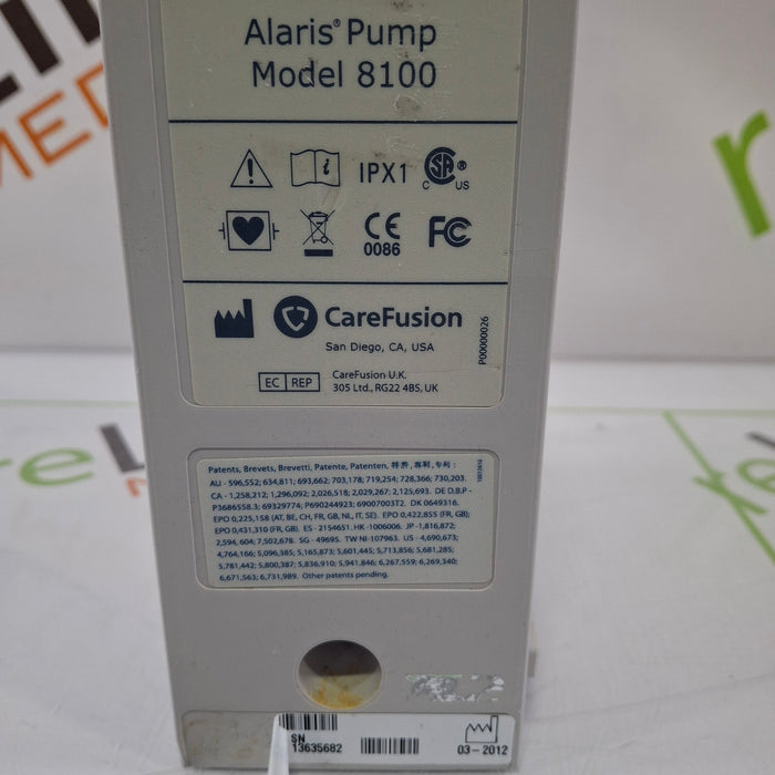 CareFusion Alaris 8100 LVP Infusion Pump Module
