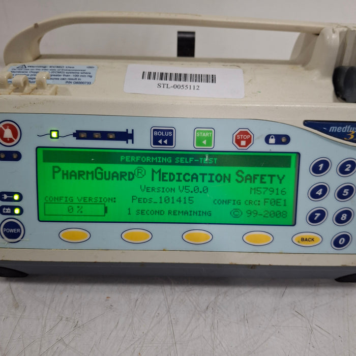 Smiths Medical Medfusion 3500 Version 5 Syringe Infusion Pump