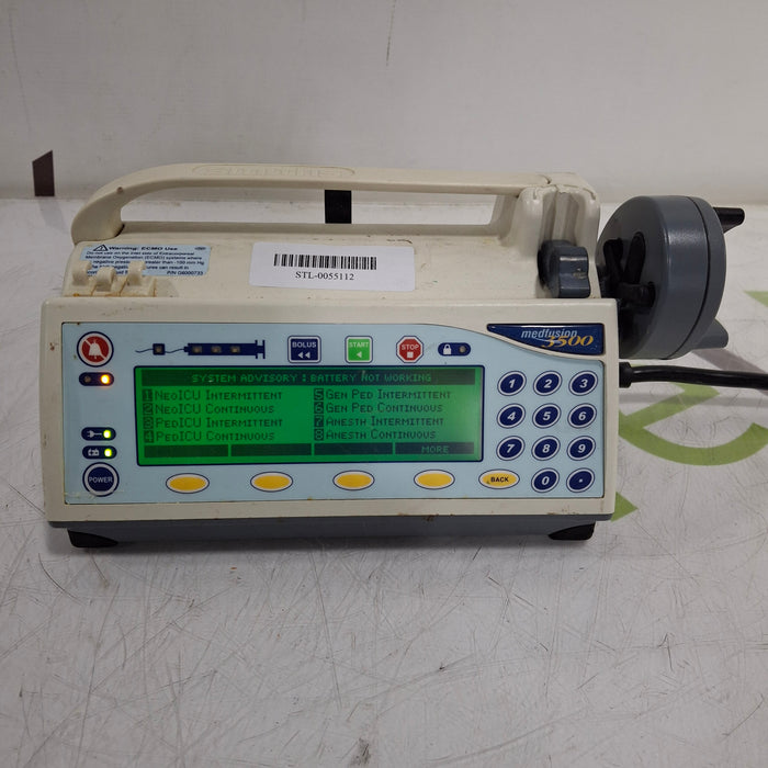 Smiths Medical Medfusion 3500 Version 5 Syringe Infusion Pump