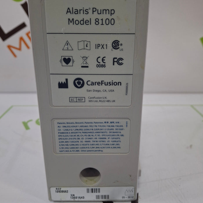 CareFusion Alaris 8100 LVP Infusion Pump Module