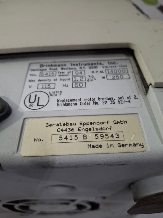Eppendorf 5415C Centrifuge