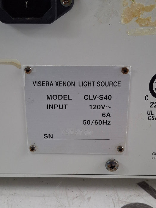 Olympus Visera CLV-S40 Light Source