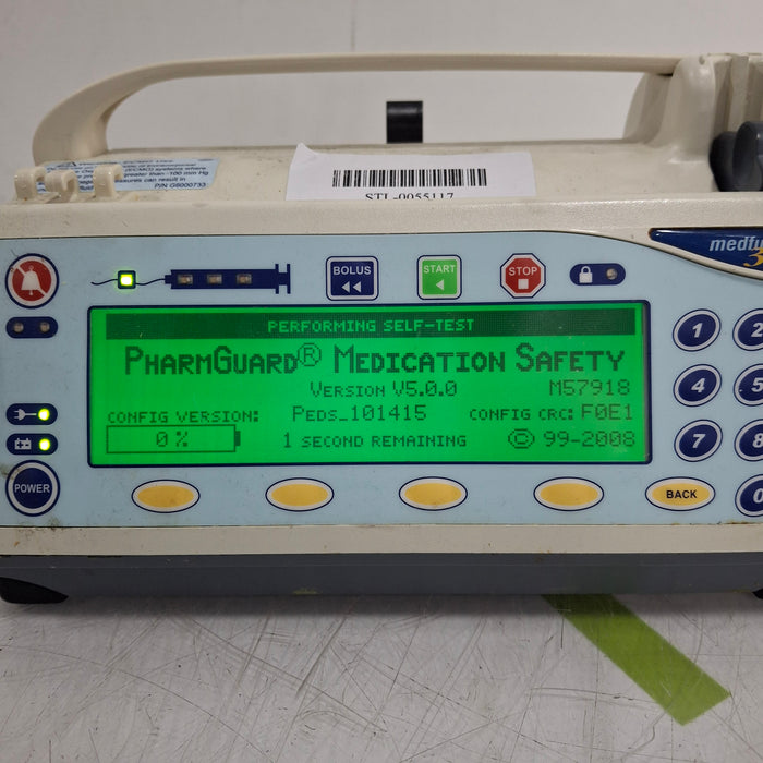 Smiths Medical Medfusion 3500 Version 5 Syringe Infusion Pump