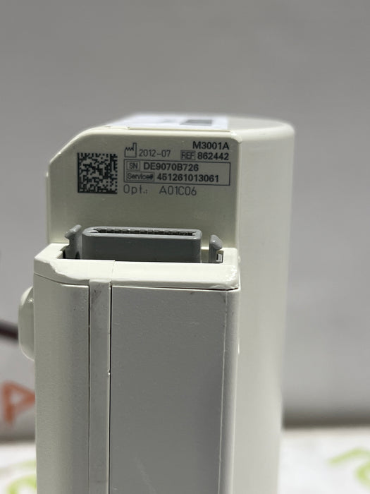 Philips M3001A-A01C06 Fast SpO2, NIBP, ECG, Temp, IBP MMS Module