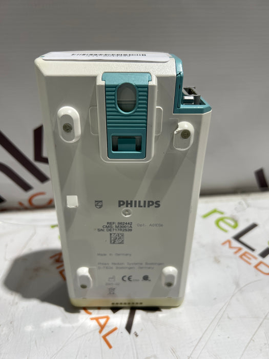 Philips M3001A-A01C06 Fast SpO2, NIBP, ECG, Temp, IBP MMS Module