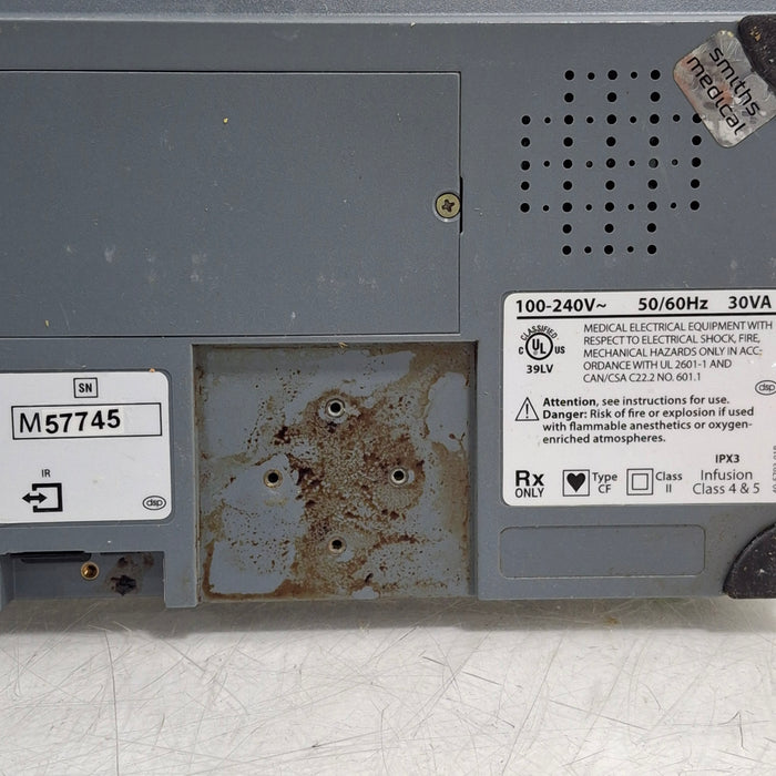 Smiths Medical Medfusion 3500 Version 5 Syringe Infusion Pump