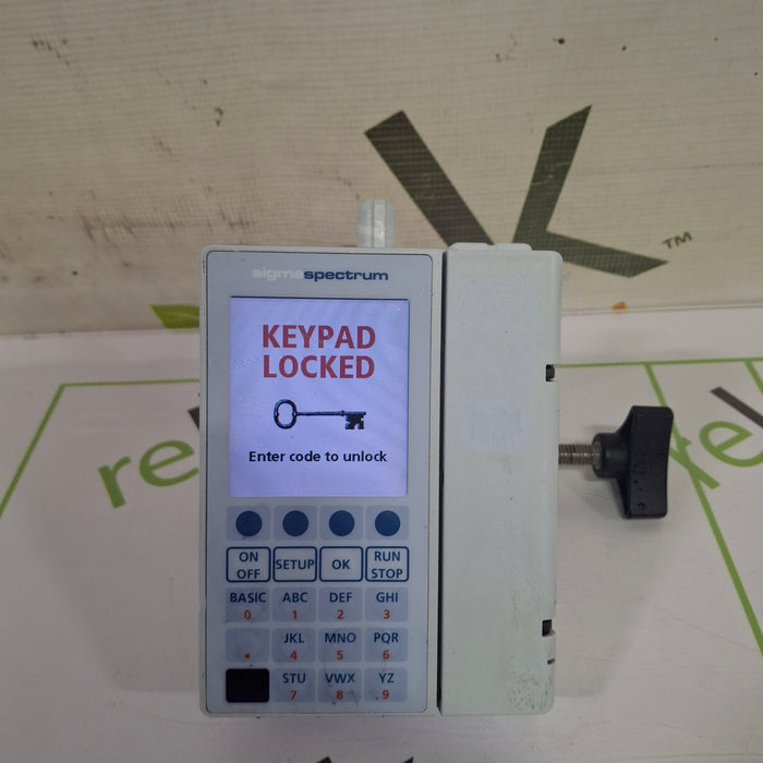 Baxter Sigma Spectrum 6.05.14 with B/G Battery Infusion Pump