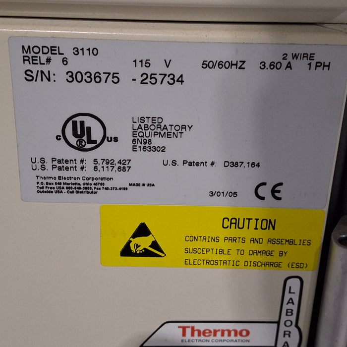 Thermo Scientific 3110 Forma Series II Water Jacketed CO2 Incubator
