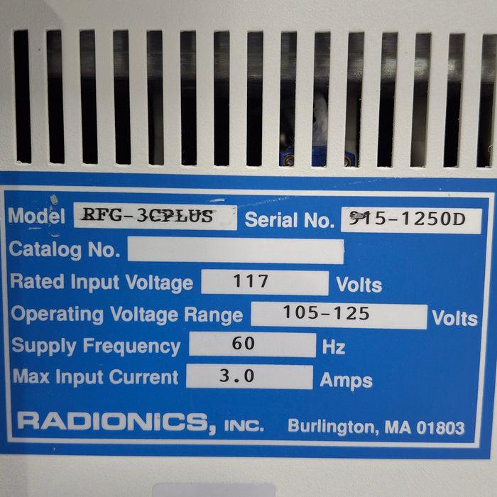 Radionics RFG-3C Plus RF Lesion Generator