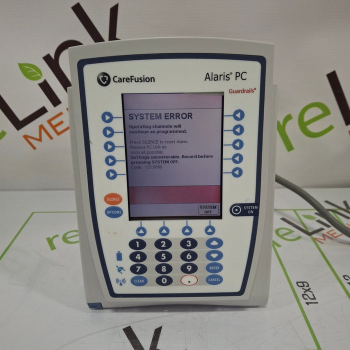 CareFusion Alaris 8015 Small Screen POC Infusion Pump