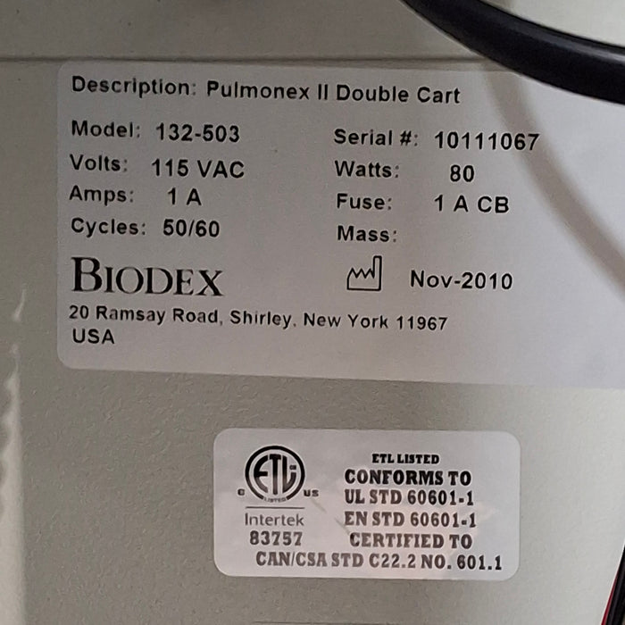 Biodex Pulmonex Xenon System