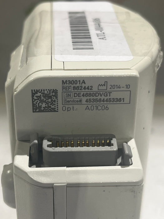 Philips M3001A-A01C06 Fast SpO2, NIBP, ECG, Temp, IBP MMS Module
