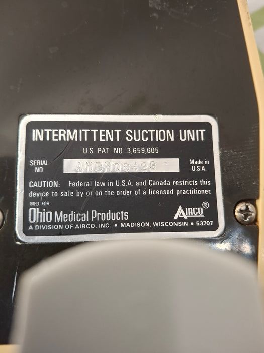 Ohmeda Medical 200 Intermittent Suction Unit