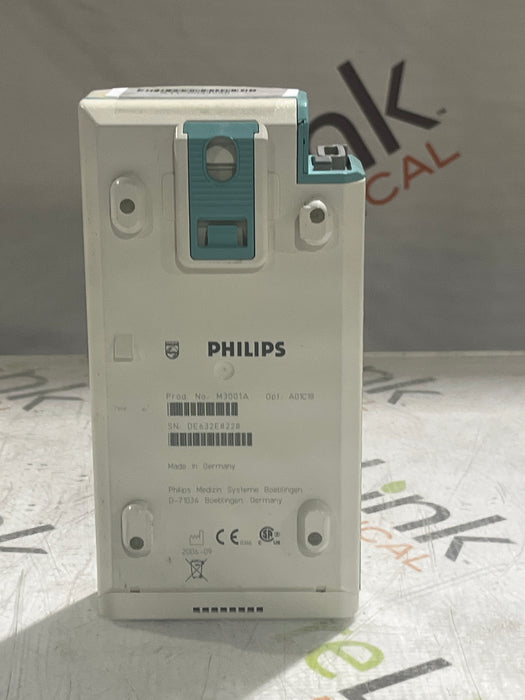 Philips M3001A-A01C18 Fast SpO2, NIBP, 12 lead ECG, Temp, IBP MMS Module