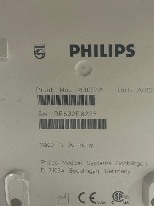 Philips M3001A-A01C18 Fast SpO2, NIBP, 12 lead ECG, Temp, IBP MMS Module