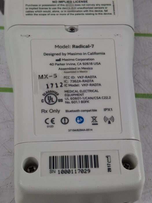 Masimo Radical 7 Pulse Oximeter