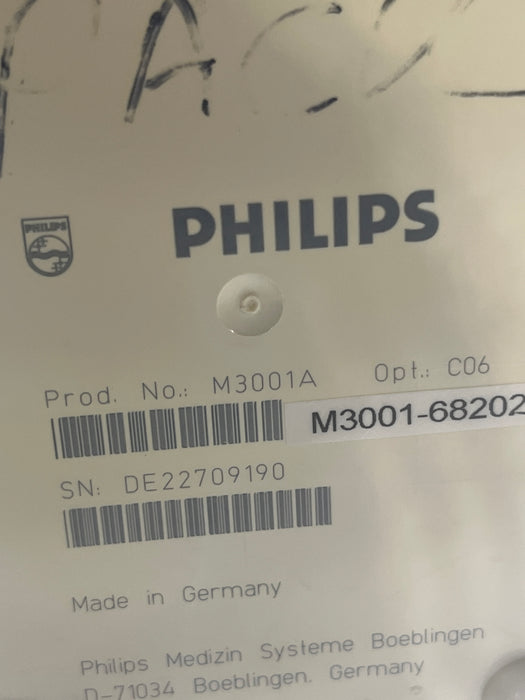 Philips M3001A-C06 Fast SpO2, NIBP, ECG, Temp, IBP MMS Module