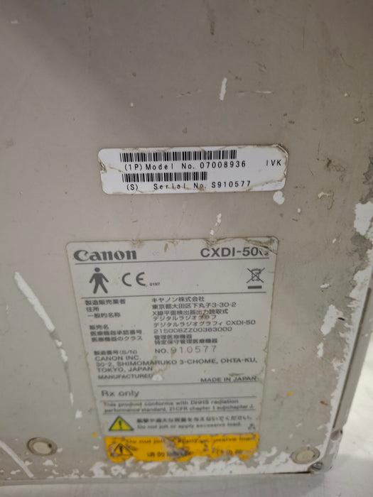Canon USA CXDI-50G DR Panel