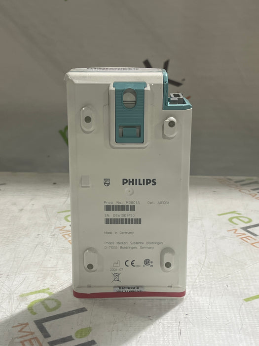 Philips M3001A-A01C06 Fast SpO2, NIBP, ECG, Temp, IBP MMS Module