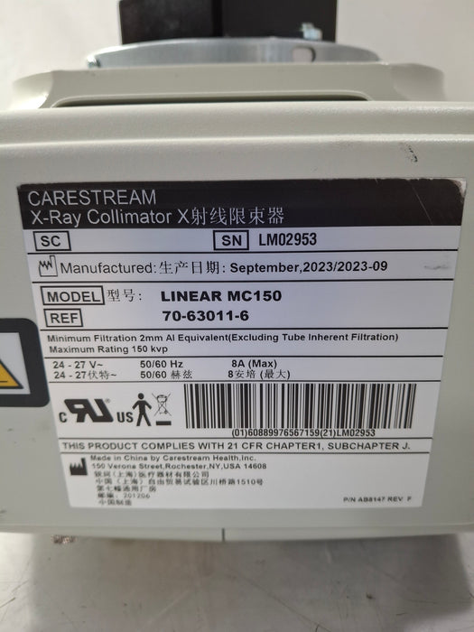 Progeny Medical MC150 Pinnacle Linear X Ray Collimator