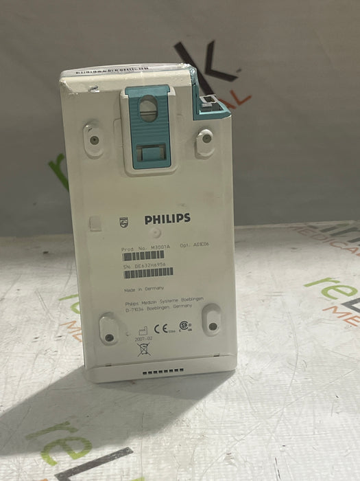 Philips M3001A-A01C06 Fast SpO2, NIBP, ECG, Temp, IBP MMS Module