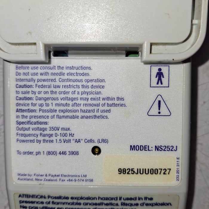 Fisher & Paykel Innervator 252 Constant Peripheral Nerve Stimulator