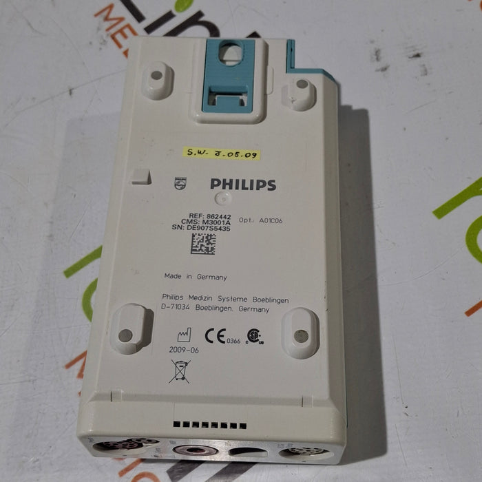 Philips M3001A-A01C06 Fast SpO2, NIBP, ECG, Temp, IBP MMS Module